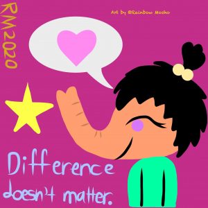Difference doesn't matter - postcard